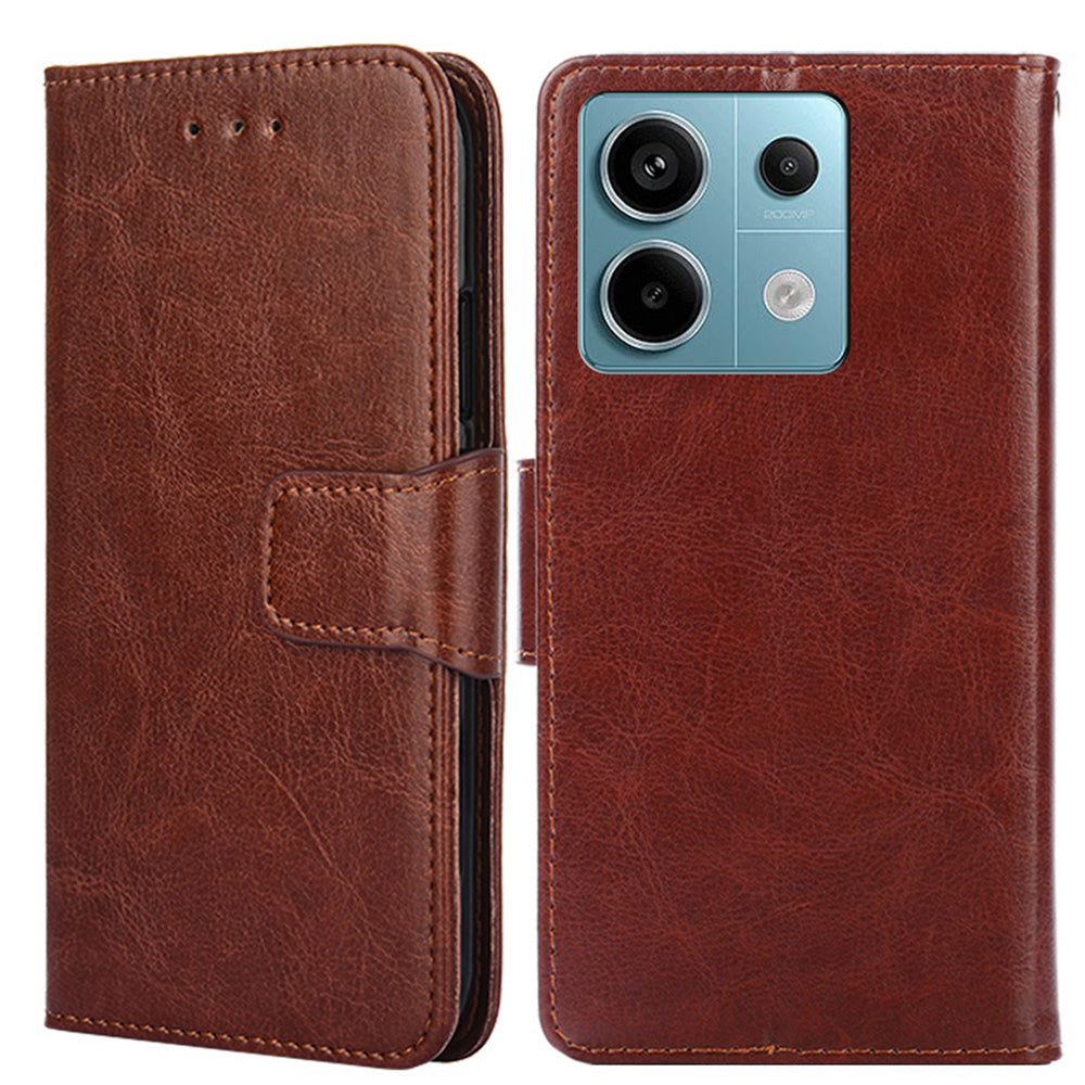 For Xiaomi Redmi Note 13 Pro 5G / Poco X6 5G Shockproof Case PU Leather Phone Cover For Xiaomi Redmi Note 13 Pro 5G / Poco X6 5G Shockproof Case PU Leather Phone Cover